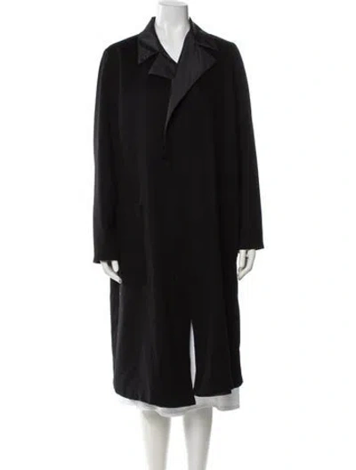 Pre-owned Ferragamo Coat In Black