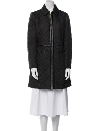 Pre-owned Ferragamo Coat In Black