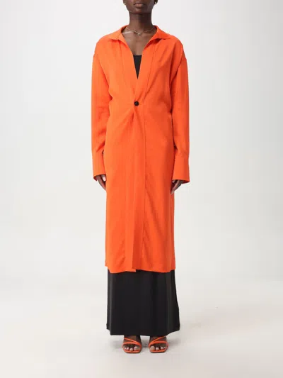 Ferragamo Coat In Orange