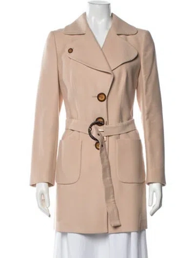Pre-owned Ferragamo Coat In Neutral