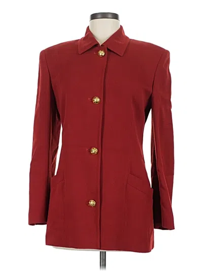 Pre-owned Ferragamo Coat In Red