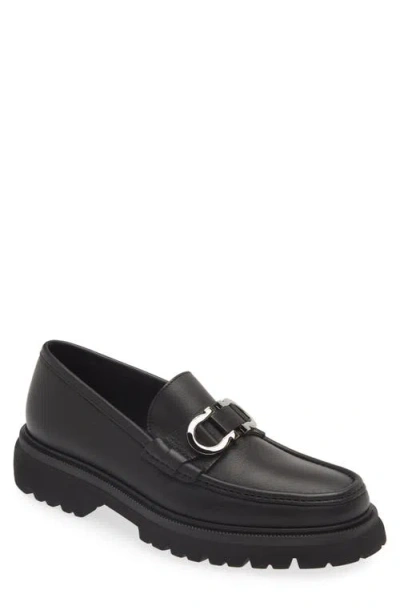 Ferragamo Cocoon Loafer In Nero Nero Nero