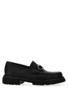 Ferragamo Black Leather Cocoon Loafers In Multi