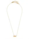Ferragamo Adjustable Vara Bow Chain Necklace In Gold
