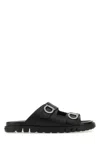 Ferragamo Gancini Leather Sandals