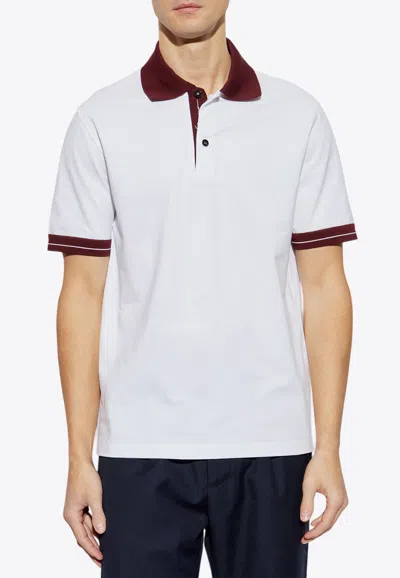 FERRAGAMO COLOR-BLOCK POLO T-SHIRT