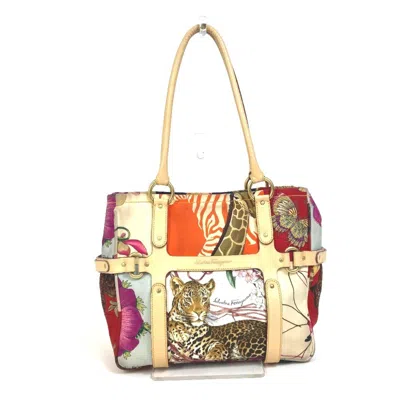 Pre-owned Ferragamo Color Nylon Handbag Tote Bag () In Multi
