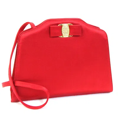 Pre-owned Ferragamo Color Satin Shoulder Bag ()