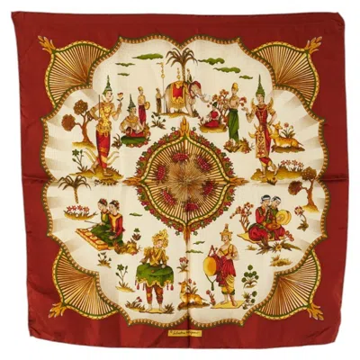 Pre-owned Ferragamo Color Scarf () In Multi