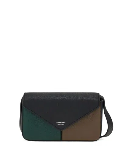 Ferragamo Colour-block Envelope Shoulder Bag