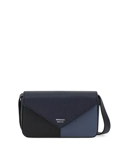 Ferragamo Colour-block Leather Shoulder Bag