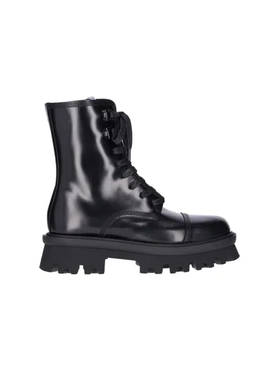 FERRAGAMO COMBAT BOOTS