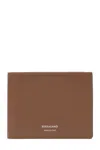 Ferragamo Compact Brown Wallet With Minimalist Design And Subtle Stitching In Brown