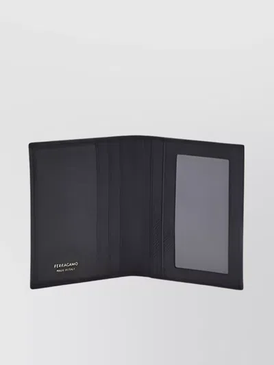 Ferragamo Compact Leather Card Holder With 2 Slots