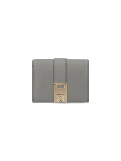 FERRAGAMO COMPACT WALLET HUG