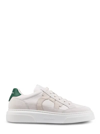 FERRAGAMO CONTEMPORARY SNEAKERS WITH CHUNKY SOLE