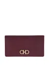 Ferragamo Continental Logo-detail Leather Wallet In White