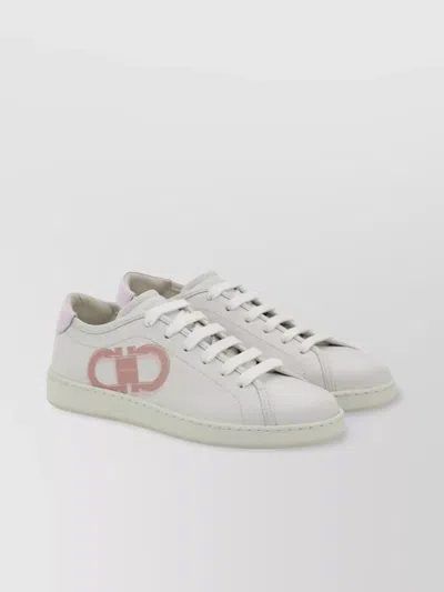 Ferragamo Contrast Heel Counter Sneakers