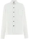Ferragamo Contrast-stitched Shirt In White