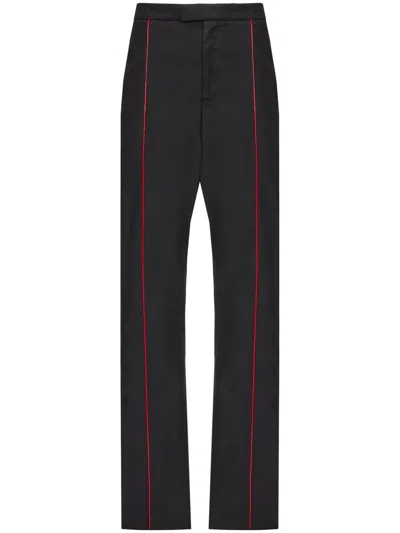 FERRAGAMO 对比边饰棉运动裤