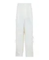 Ferragamo Cargohose Mit Stretchbund In White