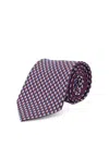 Ferragamo Pegasus Print Silk Tie In Multi