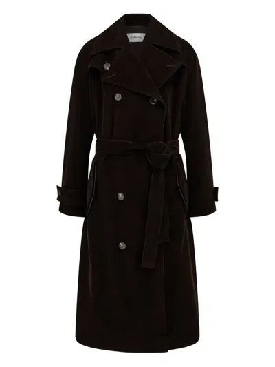 FERRAGAMO CORDUROY TRENCH