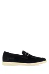 Ferragamo Leather Loafers With Gancini Ornament
