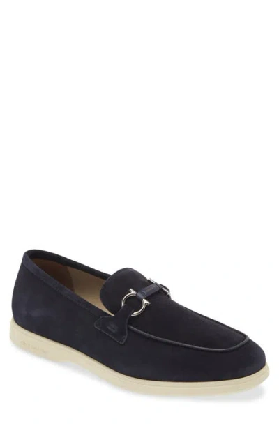 Ferragamo Cosimo Loafer In Midnight Naturale