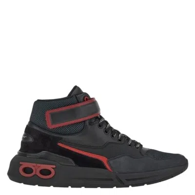 Ferragamo Cosma High-top Sneakers In Black