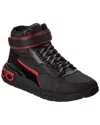 Ferragamo High Sneaker In Black