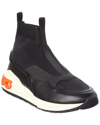 FERRAGAMO FERRAGAMO COSMA LEATHER HIGH-TOP SOCK SNEAKER
