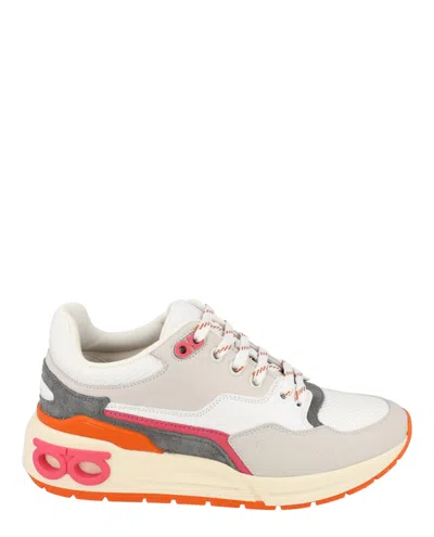 Ferragamo Cosma Low-top Sneakers In Multicolor