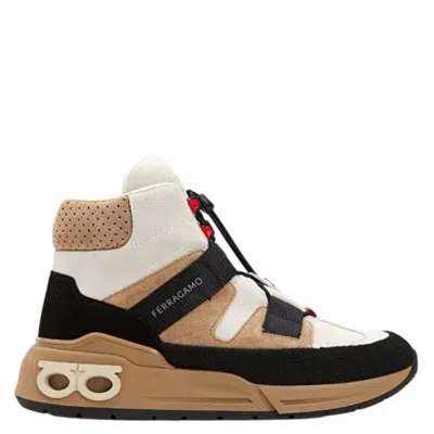 Ferragamo Cosma Trekking High-top Sneakers In Multi