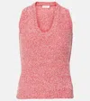 Ferragamo Cotton-blend Sweater In Red