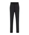 Ferragamo Cotton Canvas Pants In Black
