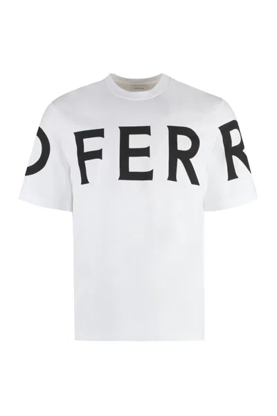 FERRAGAMO COTTON CREW-NECK T-SHIRT