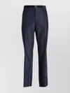 Ferragamo Cotton Denim Pants With Belt Loops And Elastic Insert