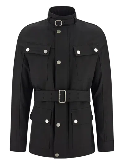 Ferragamo Cotton Jacket In Black