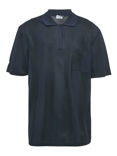 Pre-owned Ferragamo Cotton Polo Shirt In Blue