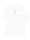Ferragamo Cotton Polo Shirt In White