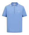 Ferragamo Cotton Polo Shirt With Zip Closure