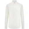 Ferragamo Tailored Stretch Cotton Poplin Shirt With Crisp Collar