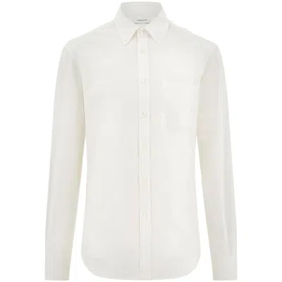 Ferragamo Cotton Shirts In White