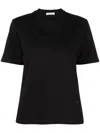 Ferragamo Cotton T-shirt In Black