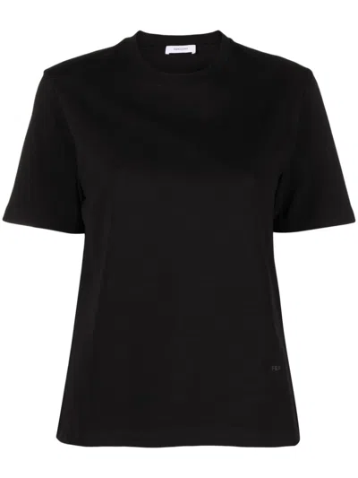 Ferragamo Cotton T-shirt In Black