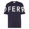 Ferragamo Short Sleeved T-shirt With Graphic Logo
