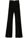 Ferragamo Cotton Trousers In Black