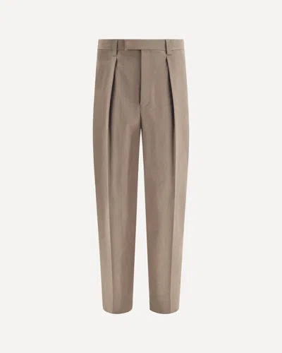 FERRAGAMO COTTON WIDE-LEG PANTS