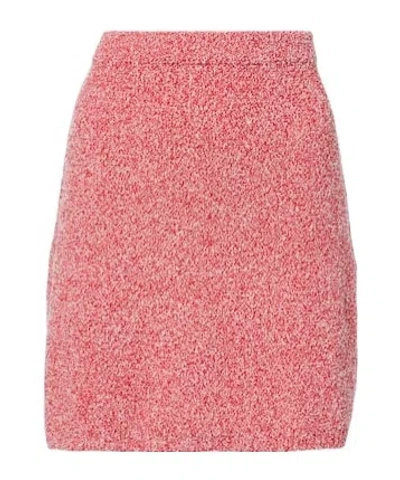 Ferragamo Cotton-blend Miniskirt In Pink